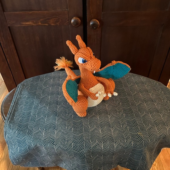 Handmade Crochet Charizard! - Picture 5 of 5